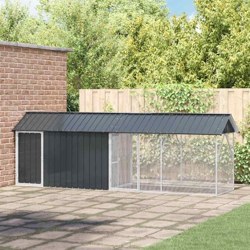 Bird Cage Anthracite 422 x 103 x 142 cm Galvanised Steel