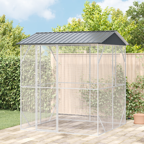 Bird Aviary - Anthracite, 210 x 227 x 247 cm Steel