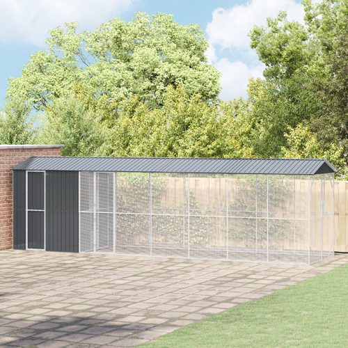 Bird Cage Anthracite 860 x 208 x 247 cm Galvanised Steel
