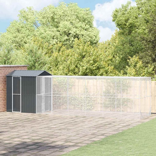 Bird Cage Anthracite 824 x 208 x 247 cm Galvanised Steel