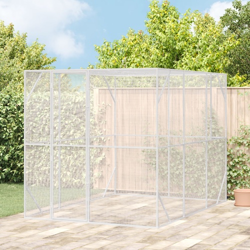 Bird Aviary Anthracite 302x206x214 cm Steel