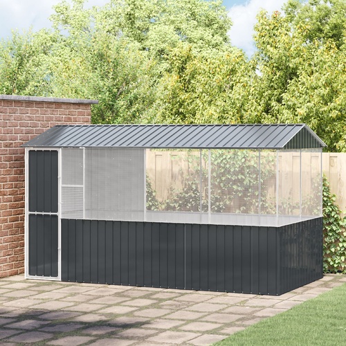 Bird Cage Anthracite 215x78x200 cm Galvanised Steel