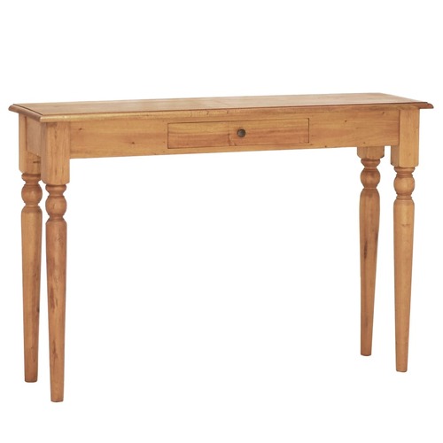Console Table 110x30x75 cm Solid Mahogany Wood