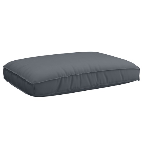 2 Piece Pallet Cushion Set Anthracite Oxford Fabric