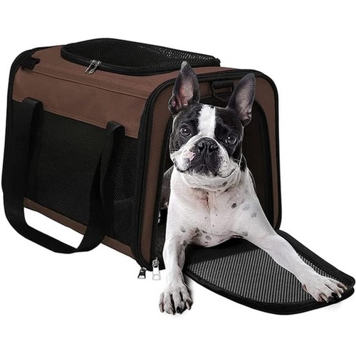 Floofi Portable Pet Carrier-M Size (Brown)