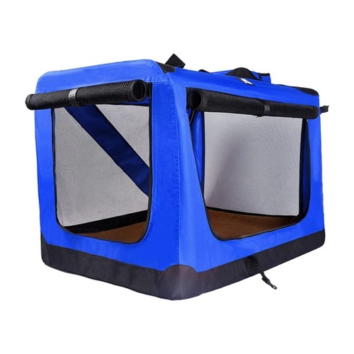 FLOOFI Portable Pet Carrier-Model 1-XL Size (Blue)