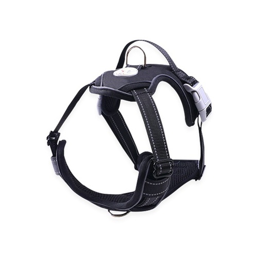 FLOOFI Dog Harness Vest XXL Size (Black)