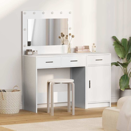 Dressing Table 2 pcs White 40 x 41 x 75 cm Engineered wood