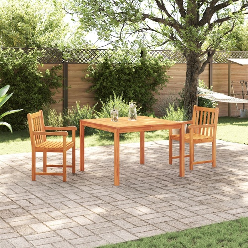3 Piece Garden Dining Set - Solid Acacia Wood