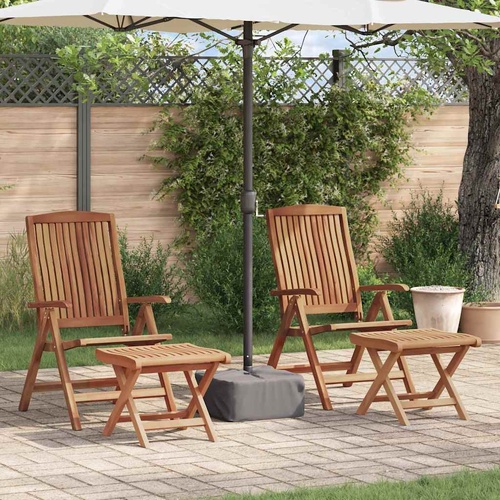 3-Piece Garden Lounge Set in Solid Teak Wood