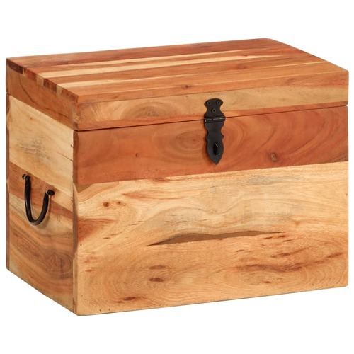 Storage Box 39x28x31 cm Solid Wood Acacia
