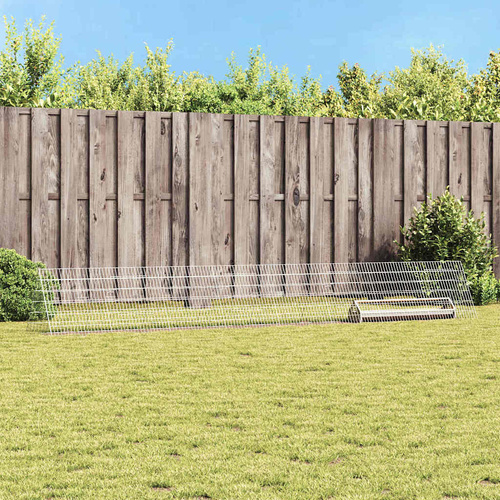 Chicken Cage Silver 430 x 55 x 55 cm Galvanised Steel