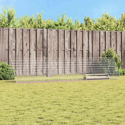 Chicken Cage Silver 430 x 100 x 85 cm Galvanised Steel