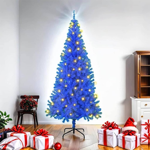 Artificial Christmas Trees Blue 180 cm PVC