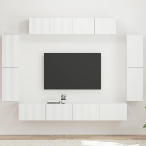 TV Cabinet 4 pcs White