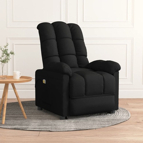 Massage Chair Black Fabric