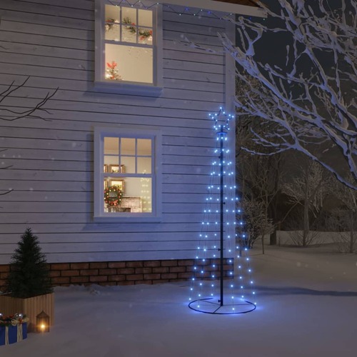 Christmas Cone Tree Blue 108 LEDs 70x180 cm