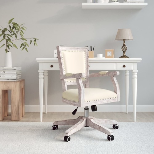 Swivel Office Chair Linen