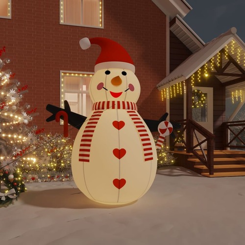 Inflatable Snowman with LEDs 300 cm