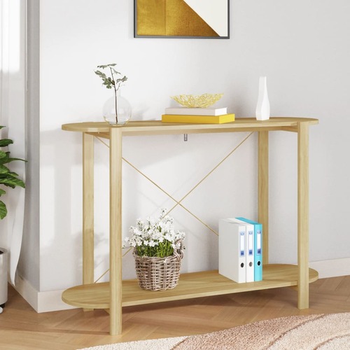 Console Table 110x38x75 cm Engineered Wood