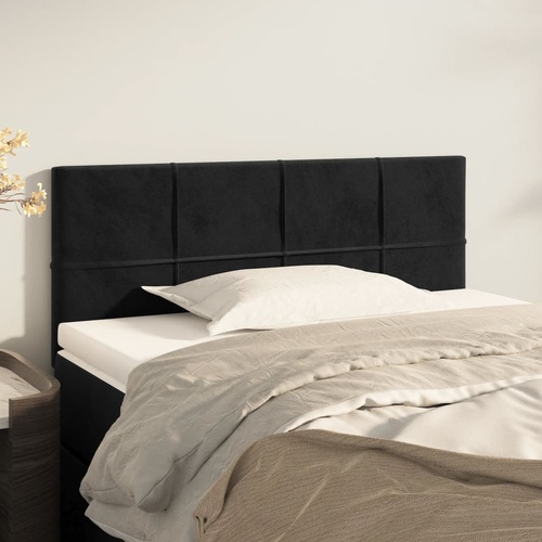 Headboard Black 100 cm Velvet