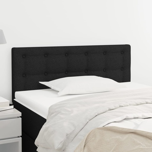 Headboard Black 100 cm Fabric