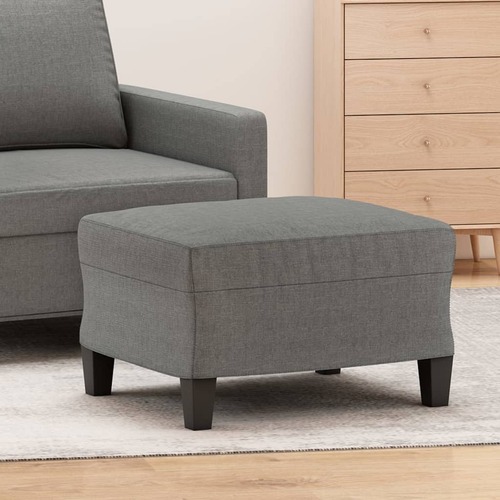 Footstool Dark Grey 60x50x41 cm Fabric