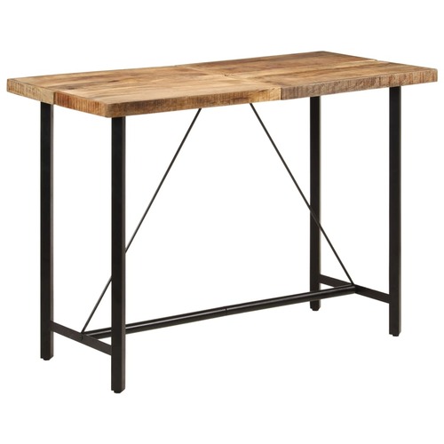 Bar Table 150x70x107 cm Solid Wood Mango and Iron