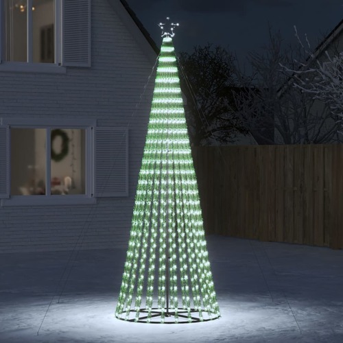 LED Christmas Tree 688 LEDs Cold White 300 cm