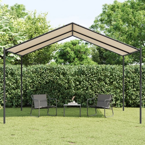 Canopy Tent Beige 4x3 m Steel  and Fabric