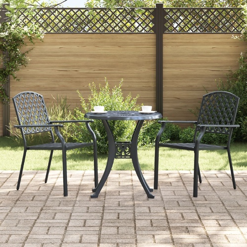 Garden Chair 2 pcs Anthracite 56 x 65 x 89 cm Steel