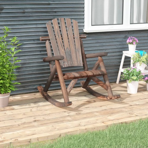 Garden Rocking Chair 69x96x101 cm Solid Wood Spruce