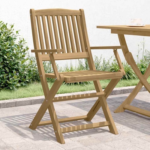 Folding Chairs 4 pcs 54x61x88 cm Solid Wood Acacia