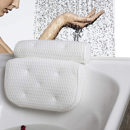 GOMINIMO Bathtub Spa Pillow with 4D Air Mesh and 7 Suction Cups