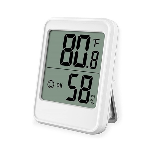 GOMINIMO Thermo Hygrometer No Highlow Record White