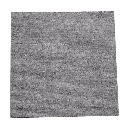 GOMINIMO 20pcs Carpet Tiles 50x50cm for Commercial Retail Office Flooring (Grey)
