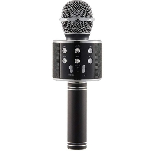 GOMINIMO 4 in 1 Wireless Bluetooth Karaoke Microphone with Record Function (Black)