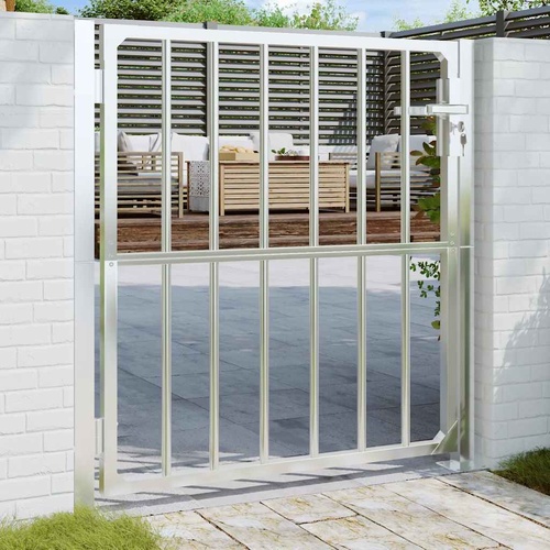 Garden Gate 100x100 cm Stainless Steel