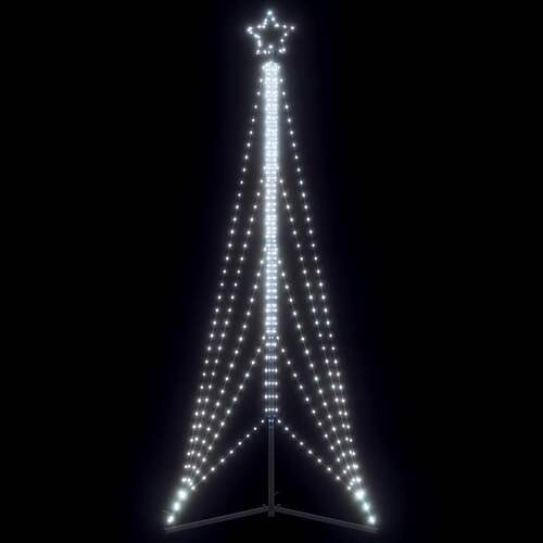 LED Christmas Tree 525 LEDs Cold White 302 cm