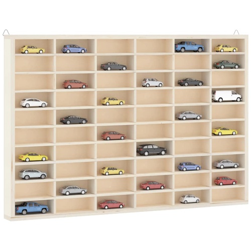 Wooden Collector's Display Case with 60 Compartments 60x4,5x40,5cm