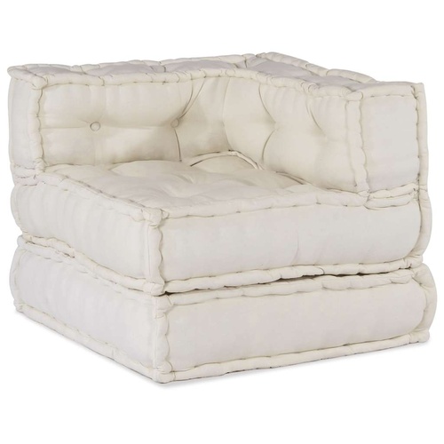 Modular Sofa Unit Cream 70x70x54 Fabric