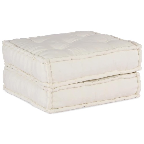 Modular Sofa Unit Cream 70x70x36 Fabric