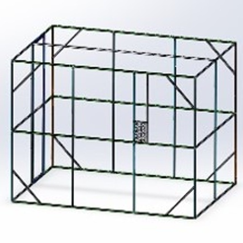 Bird Aviary Anthracite 302x208x214 cm Steel