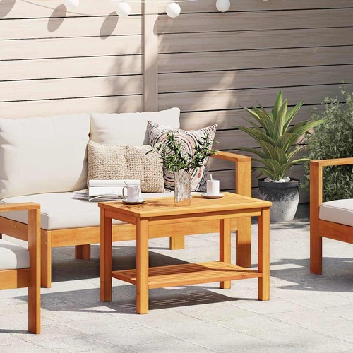 Side Table Brown 70 x 40 x 45 cm Solid Acacia Wood