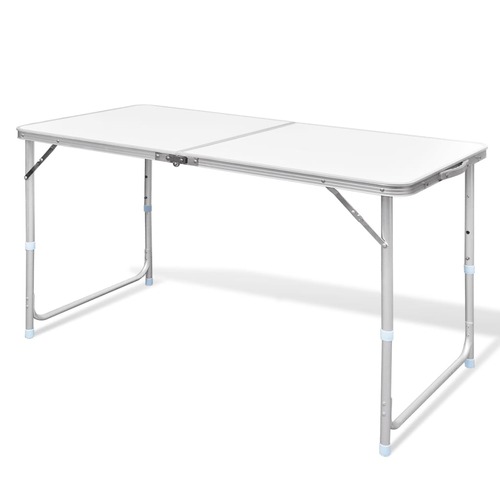 Foldable Camping Table Aluminium 120 x 60 cm