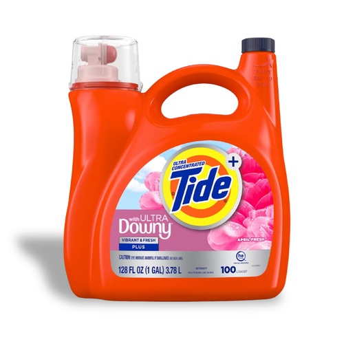 Tide Liquid Laundry Detergent with Ultra Downy April Fresh Fabric Care 3.8L