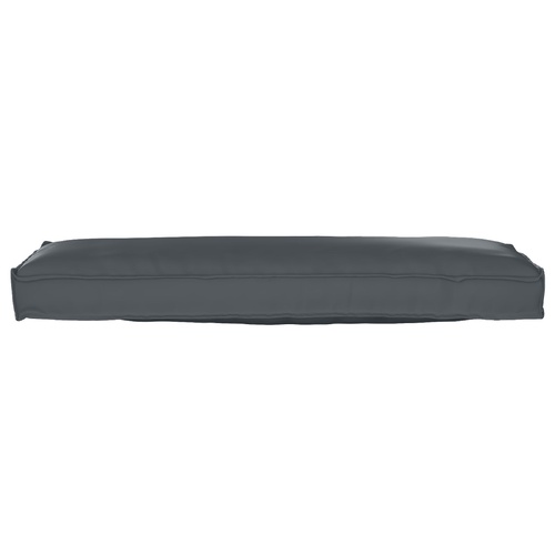 Pallet Cushion for Bench Anthracite 120x40x8 cm Oxford Fabric