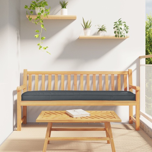 Pallet Cushions for Bench 2 pcs Anthracite 200x40x8 cm Oxford Fabric