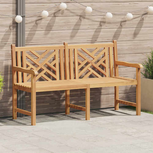 Garden Bench Brown 150 x 60 x 90 cm Solid teak wood