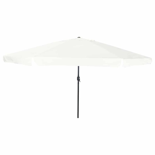 Garden Parasol Sand 395 x 395 x 245 cm Polyester and Steel